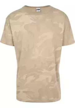 Рубашка с короткими рукавами URBAN CLASSICS " Urban Classics Men's Camo Oversized Tee", цвет Sandcamo
