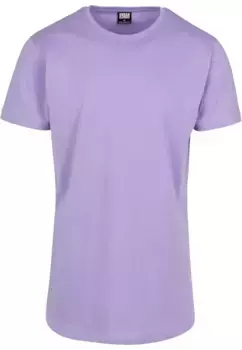 Рубашка с короткими рукавами URBAN CLASSICS " Urban Classics Men's Shaped Long Tee", цвет Lavender