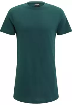 Рубашка с короткими рукавами URBAN CLASSICS " Urban Classics Men's Shaped Long Tee", цвет Jasper