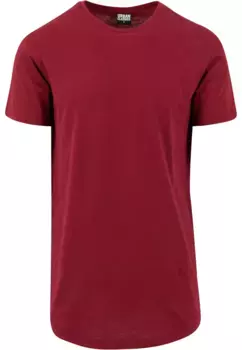 Рубашка с короткими рукавами URBAN CLASSICS " Urban Classics Men's Shaped Long Tee", цвет Burgundy