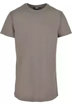 Рубашка с короткими рукавами URBAN CLASSICS " Urban Classics Men's Shaped Long Tee", цвет Asphalt