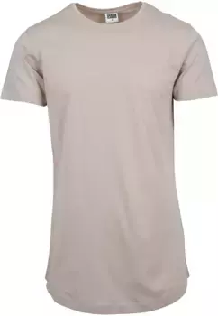 Рубашка с короткими рукавами URBAN CLASSICS " Urban Classics Men's Shaped Long Tee", цвет Cloud