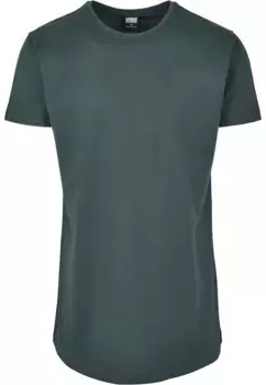 Рубашка с короткими рукавами URBAN CLASSICS " Urban Classics Men's Shaped Long Tee", зеленый
