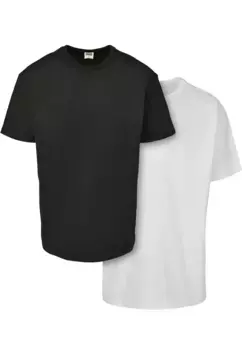 Рубашка с короткими рукавами URBAN CLASSICS " Urban Classics Men's Organic Basic Tee 2-Pack", белый
