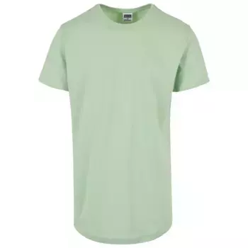 Рубашка с короткими рукавами URBAN CLASSICS " Urban Classics Men's Shaped Long Tee", зеленый