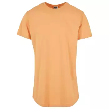 Рубашка с короткими рукавами URBAN CLASSICS " Urban Classics Men's Shaped Long Tee", оранжевый