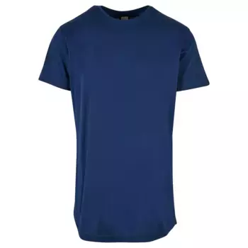 Рубашка с короткими рукавами URBAN CLASSICS " Urban Classics Men's Shaped Long Tee", синий