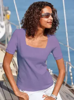 Рубашка с короткими рукавами в стиле casual Looks "Shirt", цвет Lavendel