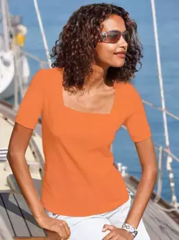 Рубашка с короткими рукавами в стиле casual Looks "Shirt", цвет Orange