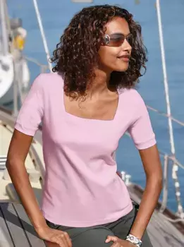 Рубашка с короткими рукавами в стиле casual Looks "Shirt", цвет Ros