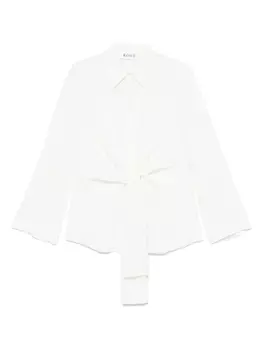 Рубашка с кованым узлом Rhe, нейтральный