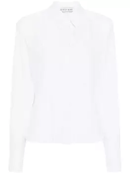 Рубашка с кристаллами Rowen Rose, белый