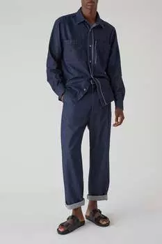 РУБАШКА С КРОМКОЙ CLOSED, темно-синий