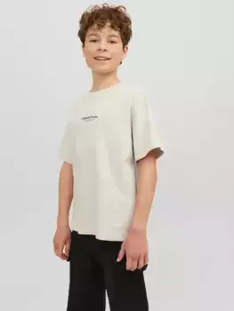 Рубашка с круглым вырезом для подростков Jack & Jones "JORVESTERBRO TEE SS CREW NECK NOOS JNR" Jack & Jones Junior, цвет Moonbeam