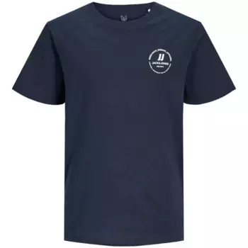 Рубашка с круглым вырезом для подростков Jack & Jones "JJESWIFT TEE SS NOOS JNR" Jack & Jones Junior, синий