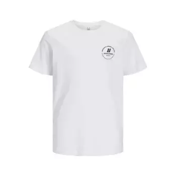 Рубашка с круглым вырезом для подростков Jack & Jones "JJESWIFT TEE SS NOOS JNR" Jack & Jones Junior, белый