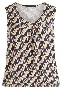 Рубашка с круглым вырезом и резинкой Betty Barclay, синий