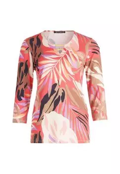 Рубашка с круглым вырезом и стразами BETTY BARCLAY, цвет Red Beige