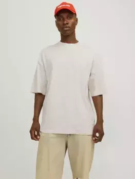 Рубашка с круглым вырезом Jack & Jones "JJECHARGE TEE O-NECK NOOS", цвет Moonbeam