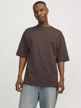 Рубашка с круглым вырезом Jack & Jones "JJECHARGE TEE O-NECK NOOS", цвет Mulch