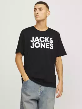 Рубашка с круглым вырезом Jack & Jones "JJECORP LOGO TEE SS O-NECK 3PK MP NOOS", синий