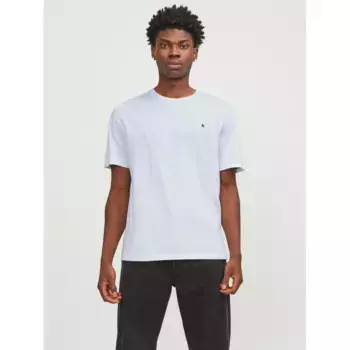 Рубашка с круглым вырезом Jack & Jones "JJEPAULOS TEE SS CREW NECK NOOS", белый