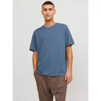 Рубашка с круглым вырезом Jack & Jones "JJEPAULOS TEE SS CREW NECK NOOS", синий