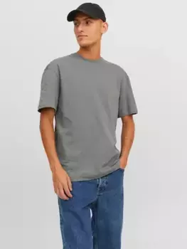 Рубашка с круглым вырезом Jack & Jones "JJERELAXED TEE SS O-NECK NOOS", цвет Sedona Sage