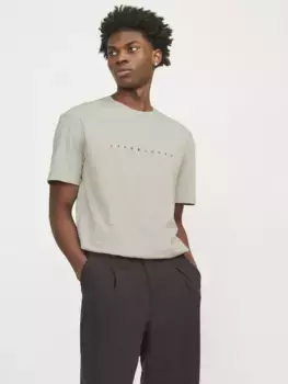 Рубашка с круглым вырезом Jack & Jones "JJESTAR JJ TEE SS NOOS", цвет Moonbeam