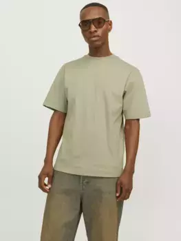 Рубашка с круглым вырезом Jack & Jones "JJEURBAN EDGE TEE SS O-NECK NOOS", серебристый
