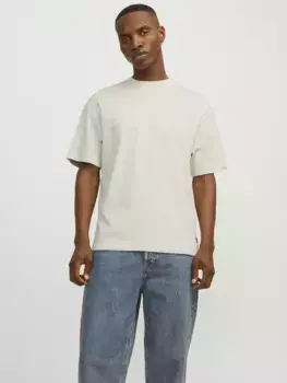 Рубашка с круглым вырезом Jack & Jones "JJEURBAN EDGE TEE SS O-NECK NOOS", цвет Moonbeam