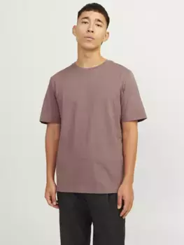 Рубашка с круглым вырезом Jack & Jones "JJJEORGANIC BASIC TEE SS O-NECK NOOS", цвет Twilight Mauve