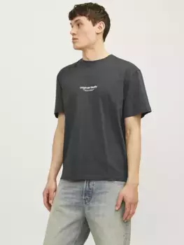 Рубашка с круглым вырезом Jack & Jones "JORVESTERBRO TEE SS CREW NECK NOOS", цвет Forest River