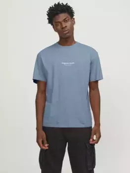Рубашка с круглым вырезом Jack & Jones "JORVESTERBRO TEE SS CREW NECK NOOS", цвет Mountain Spring