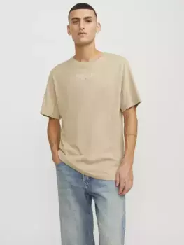 Рубашка с круглым вырезом Jack & Jones "JPRBLUARCHIE TEE CREW NECK", цвет Fields Of Rye