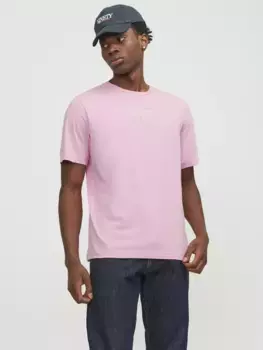 Рубашка с круглым вырезом Jack & Jones "JPRBLUARCHIE TEE CREW NECK", цвет Prism Pink
