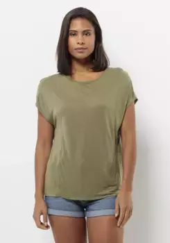 Рубашка с круглым вырезом Jack Wolfskin "MOLA T W", цвет Bay-Leaf