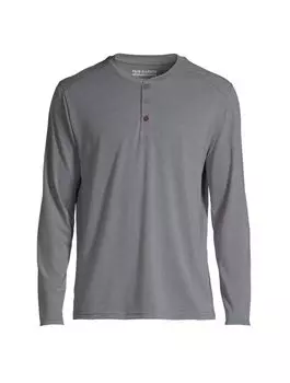 Рубашка с круглым вырезом Seabreeze Henley Fair Harbor, серый