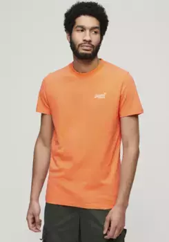 Рубашка с круглым вырезом Superdry "Футболка Essential Logo из органического хлопка", цвет Sunbust