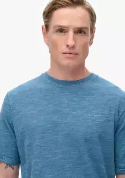 Рубашка с круглым вырезом Superdry "OD SLUB MARL T SHIRT", синий