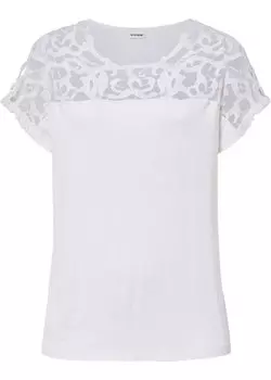 Рубашка с кружевом Bodyflirt, белый