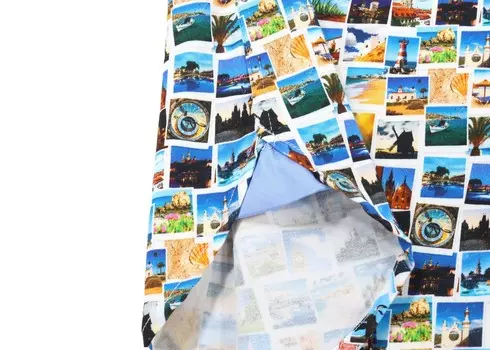 Рубашка с квадратным принтом City Luchiano Visconti, мультиколор