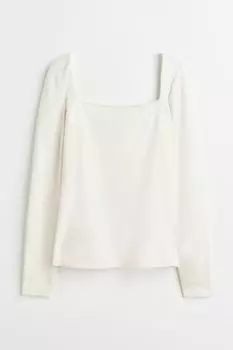 Рубашка с квадратным вырезом H&M