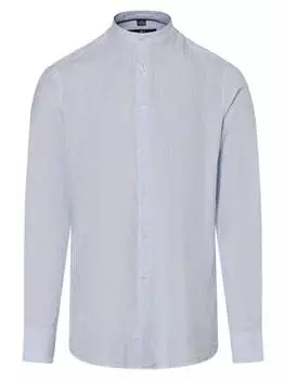 Рубашка с льняным наполнением Nils Sundstrm, синий