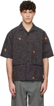 Рубашка с леопардовым принтом UNDERCOVER