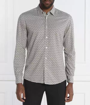 Рубашка s-liam Regular fit Boss, коричневый
