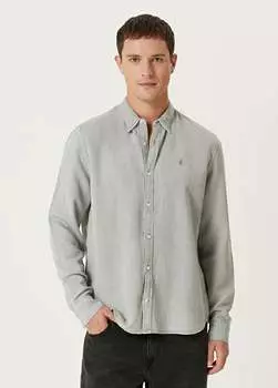 Рубашка с логотипом Allsaints, серый