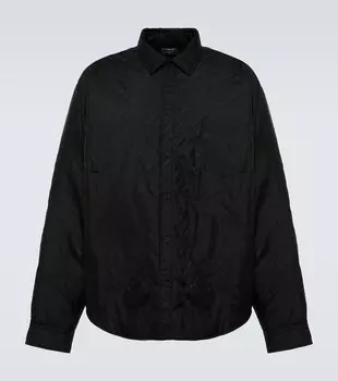 Рубашка с логотипом Balenciaga, черный