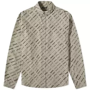 Рубашка с логотипом Balenciaga, черный