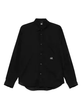 Рубашка с логотипом C.P. Company, черный